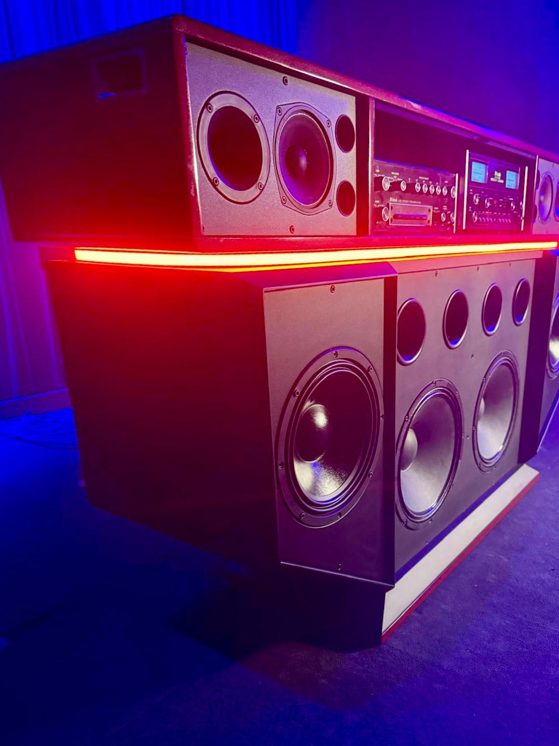 Jubox — dettaglio driver e sistema audio